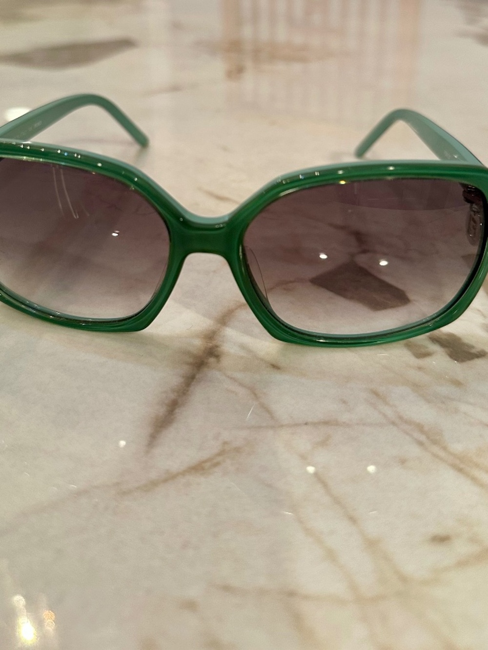 Fendi green sunglasses with gradient lenses #designer #luxury